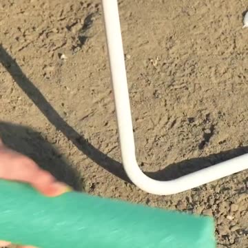 Eco-friendly beach chair makeover 🪑🌿