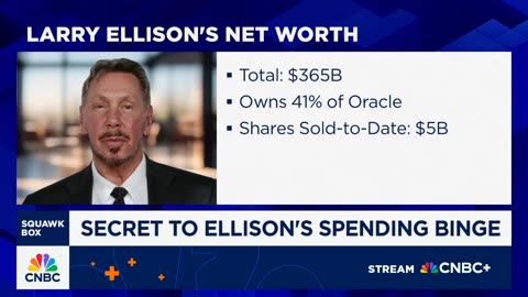 How Larry Ellison spends billions without selling many Oracle shares