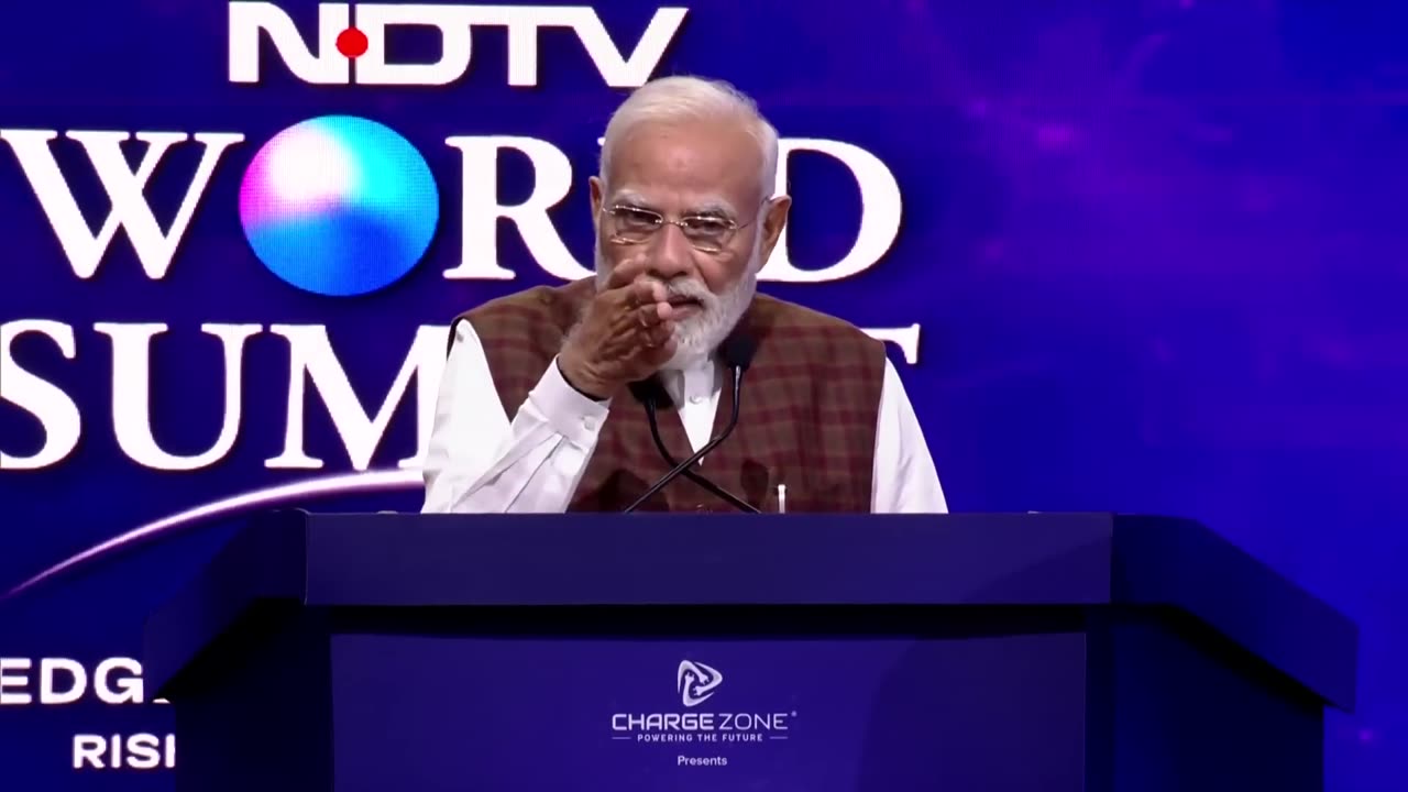 PM Modi’s Keynote at NDTV World Summit 2025 — Unstoppable Bharat: The Force of Now | Amaravati Today
