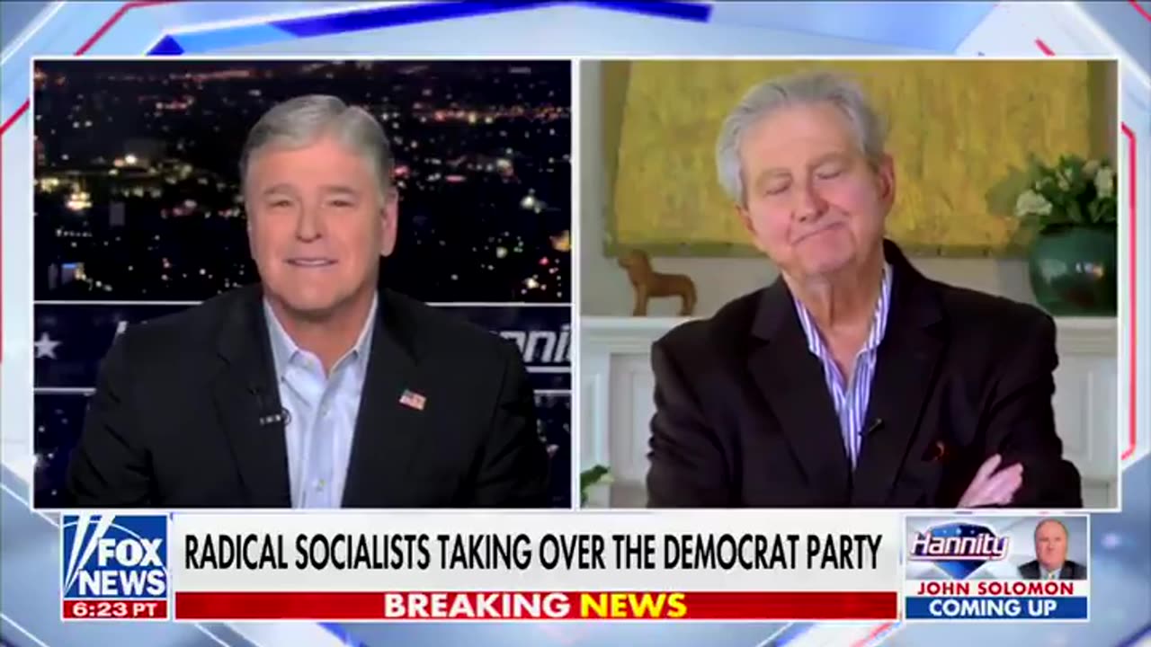 HAHA: Sen. Kennedy leaves Hannity in laughter with hilarious response to inept Democrat leaders