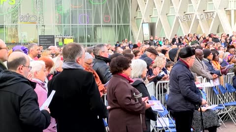 Ereticul Ecumenist Iosif Pop "rugaciuni" cu vaticanisti, protestanti, popesa METODISTA UNITA, 2017