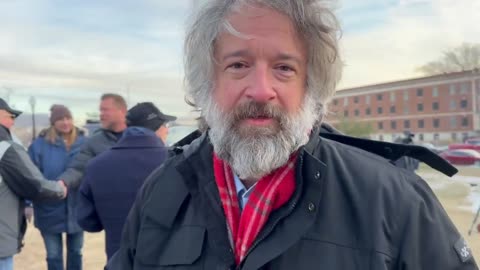 J6. People are gathering outside the DC Gulag awaiting for release. Professor Clements 1/21/25