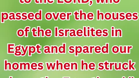 "Explaining the Passover to the Children" exodus 12:26,27 #shortvideo #shorts #youtubeshorts #ytshor