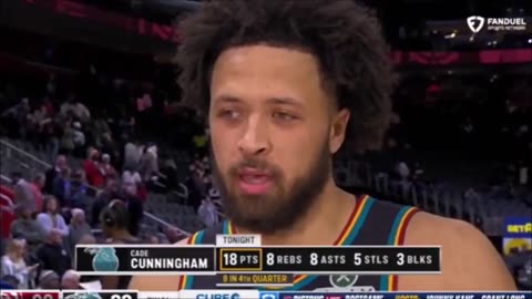 NBA Superstar Cade Cunningham Gives Thanks To The Lord