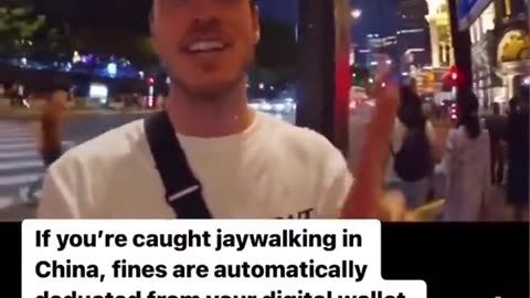 Caught Jay walking in China by a robot- - Social Credit score effected