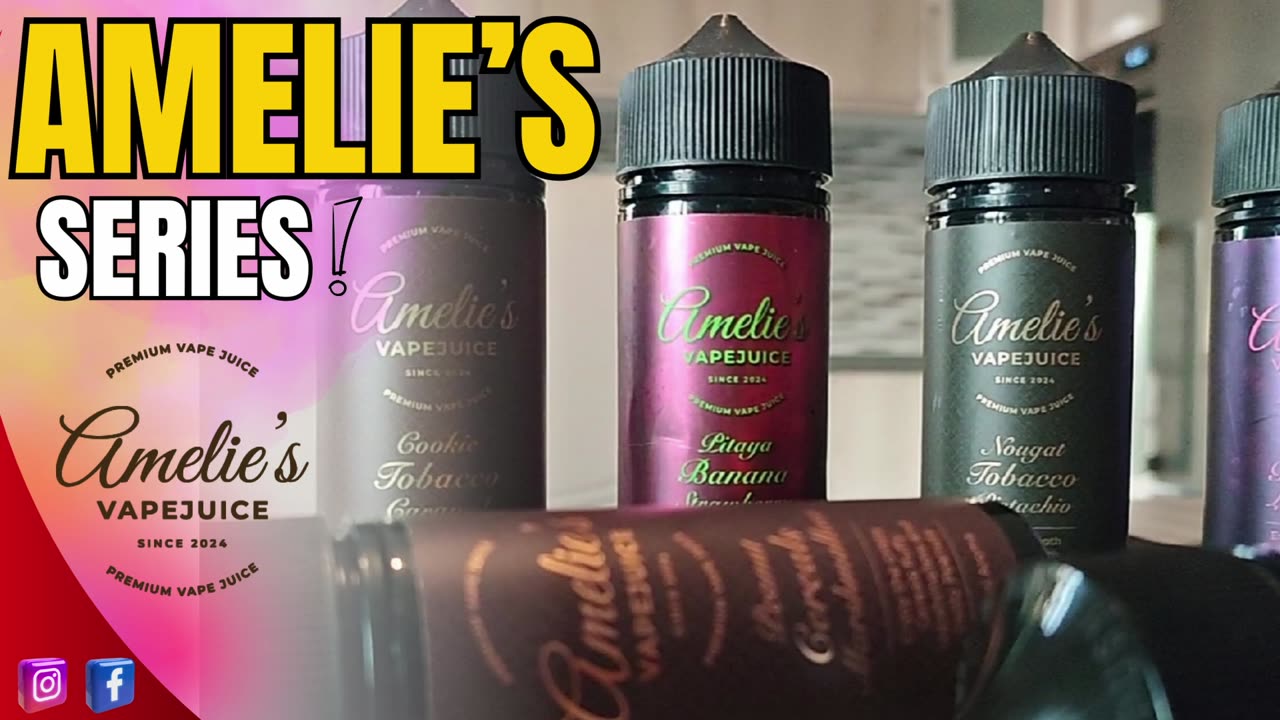 AMELIE'S VAPE JUICE series | AMELIE'S VAPE JUICE | * Ελληνική Παρουσίαση *