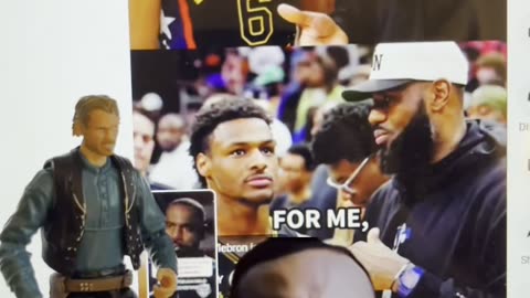 LeBron says he holds Bronny to a higher standard