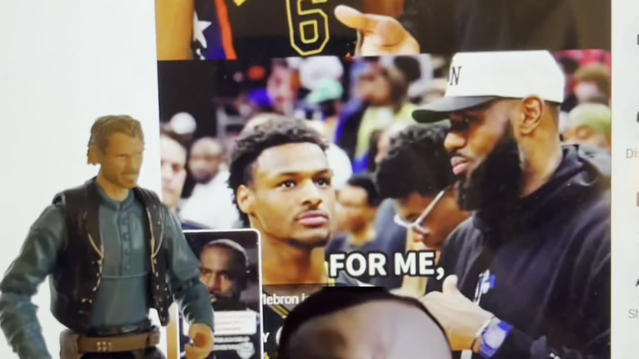 LeBron says he holds Bronny to a higher standard