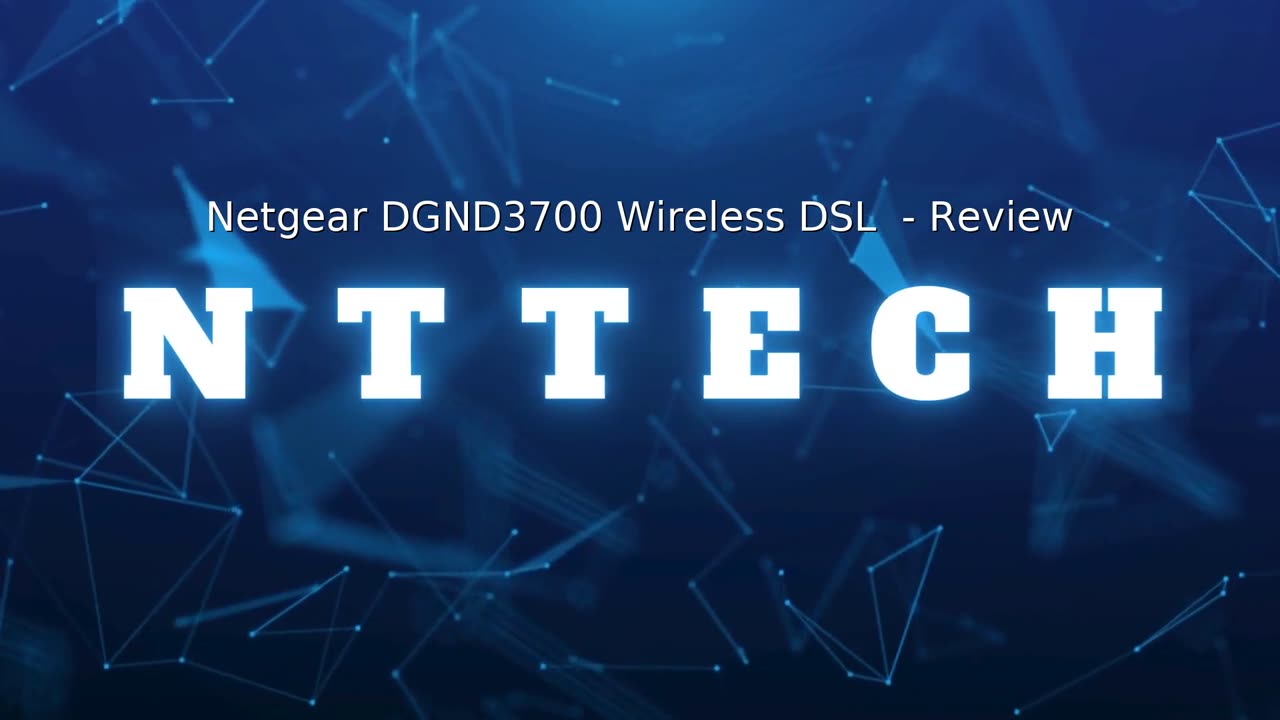 Netgear DGND3700 Wireless DSL Modem Router