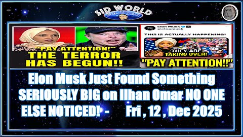 Elon Musk Just Found Something SERIOUSLY BIG on Ilhan Omar NO ONE ELSE NOTICED! - Full