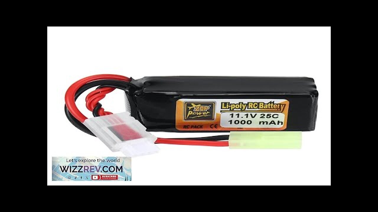 ZOP Power 3S 11.1V 1000mAh 25C LiPo Battery T Plug for RC Review