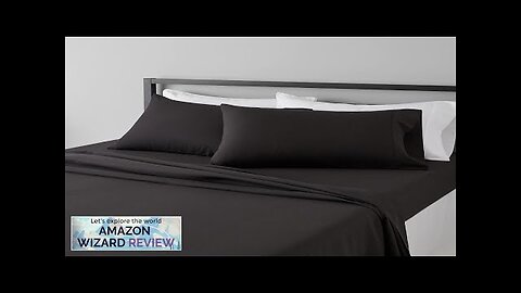 Amazon Basics Lightweight Super Soft Easy Care Microfiber 4-Piece Bed Sheet Set Review