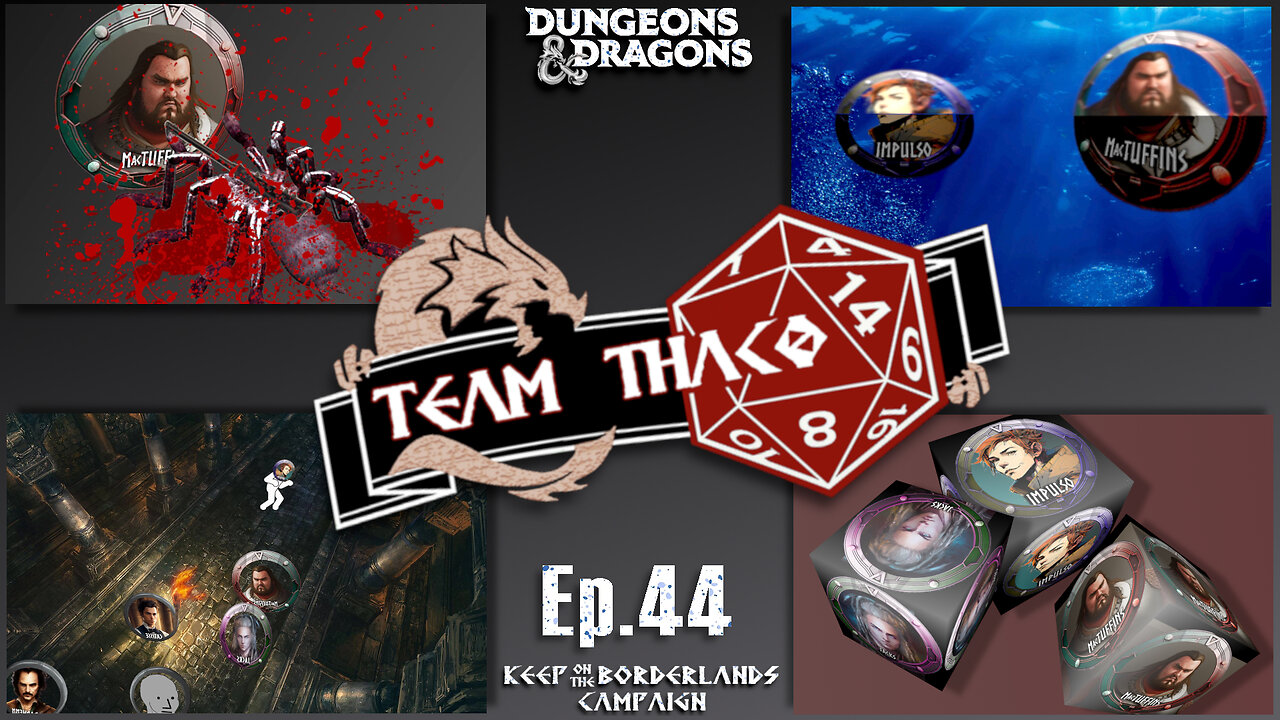 CRACKS | D&D w. TeamTHAC0, Ep.44 of KeepOnTheBorderlands campaign