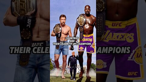 Countries And Their Celebrity UFC Champions! 💀🔥