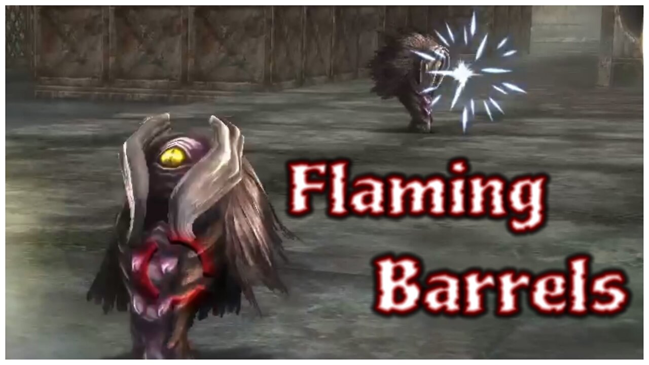 God Eater 2: Rage Burst - Flaming Barrels