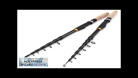 NEW 1.8m 2.1m 2.4m 2.7m 3.0m 3.6m Carbon Fiber Fishing Rod Super Review