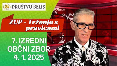 🔴👉🏻ZUP - Trženje z našimi pravicami: STOP! - 7. Izredni občni zbor Društva Belis 4. 1. 2025 | NUJNO!