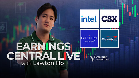 Live Trading CSX, ISRG, COF, INTC Earnings | Earnings Central Live