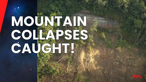 10 TERRIFYING MOUNTAIN COLLAPSES Caught on Camera!