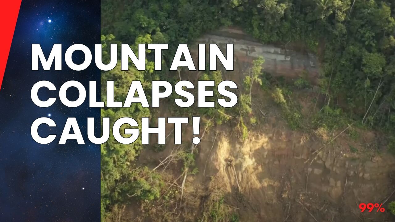 10 TERRIFYING MOUNTAIN COLLAPSES Caught on Camera!