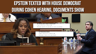 Epstein Texted Del. Plaskett During Cohen Hearing, Newly Released Docs Show — Democrats Exposed