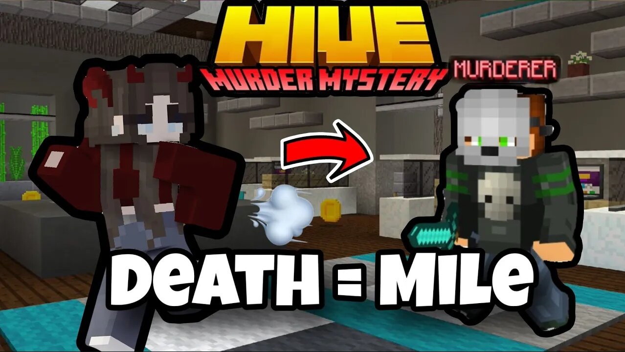 Minecraft Murder Mystery BUT I Run a Mile for Every Death…