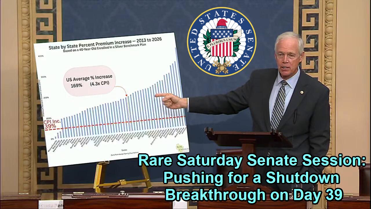 Rare Saturday Senate Session: Pushing for a Shutdown Breakthrough on Day 39 - November 8, 2025