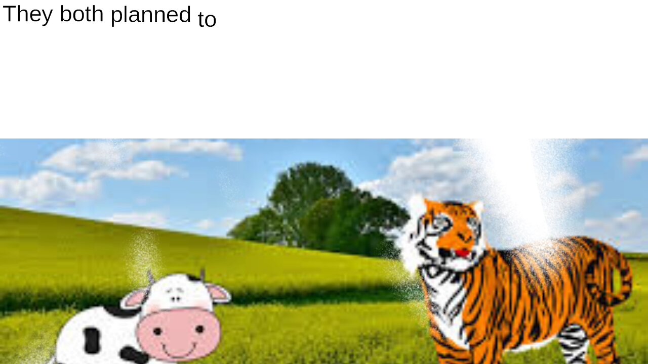 English stories cow and tiger story.