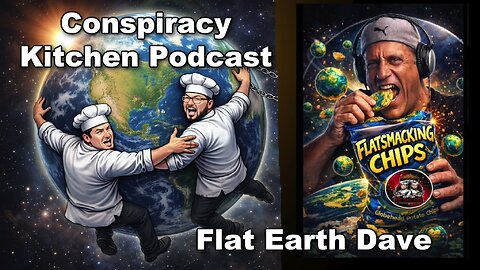 [Jan 05, 206] Conspiracy Kitchen Podcast w Flat Earth Dave - 2 guys and their globe religion [Flat Earth Dave Interviews 2]
