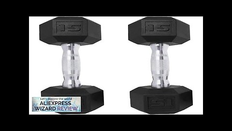 Dumbbells Set of 2 Exercise Fitness Dumbbell for Home Gym Free Weights Review