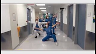 💉 Corona-Plandemie: Angeblich überfüllte Krankenhäuser – und gleichzeitig führt man „Line-Dance“auf.
