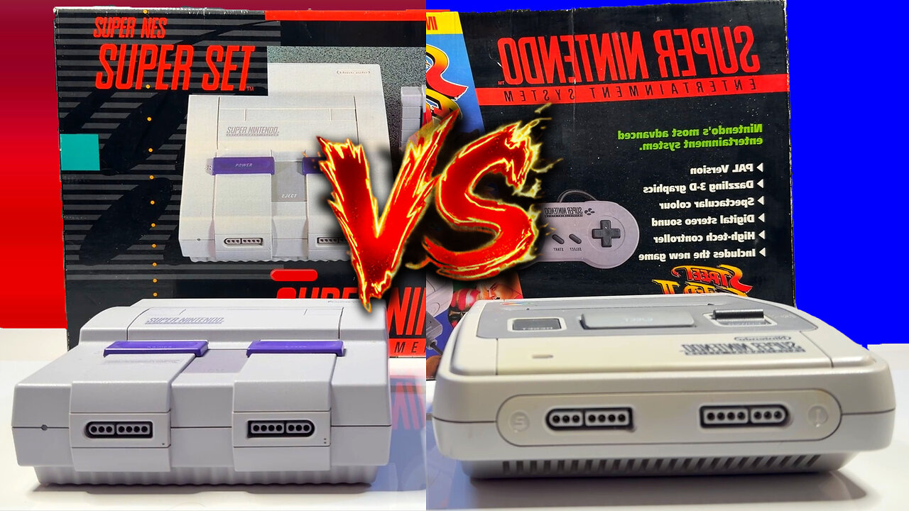 Super Nintendo NA vs PAL