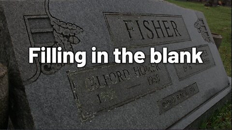 Filling in the Blank: Living a life that really counts