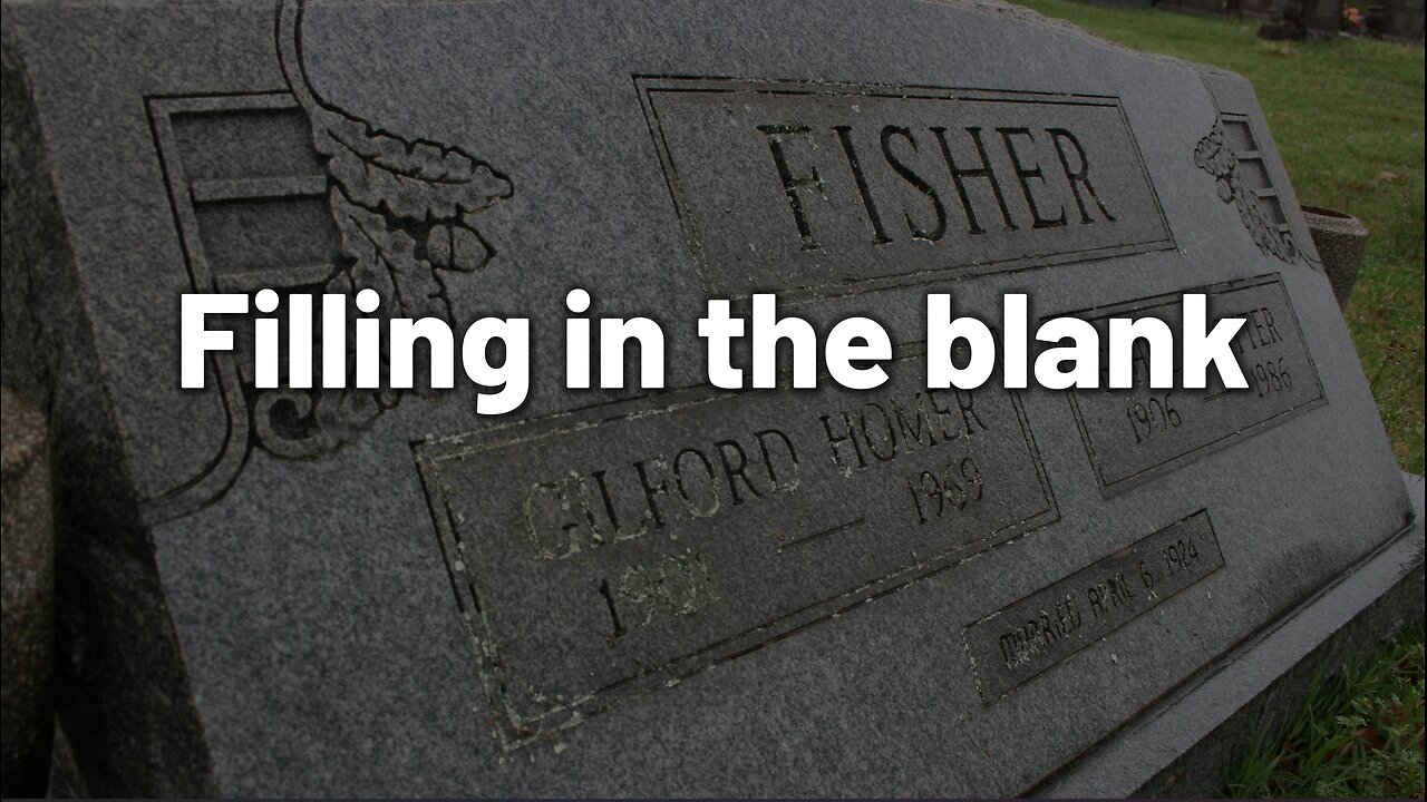 Filling in the Blank: Living a life that really counts