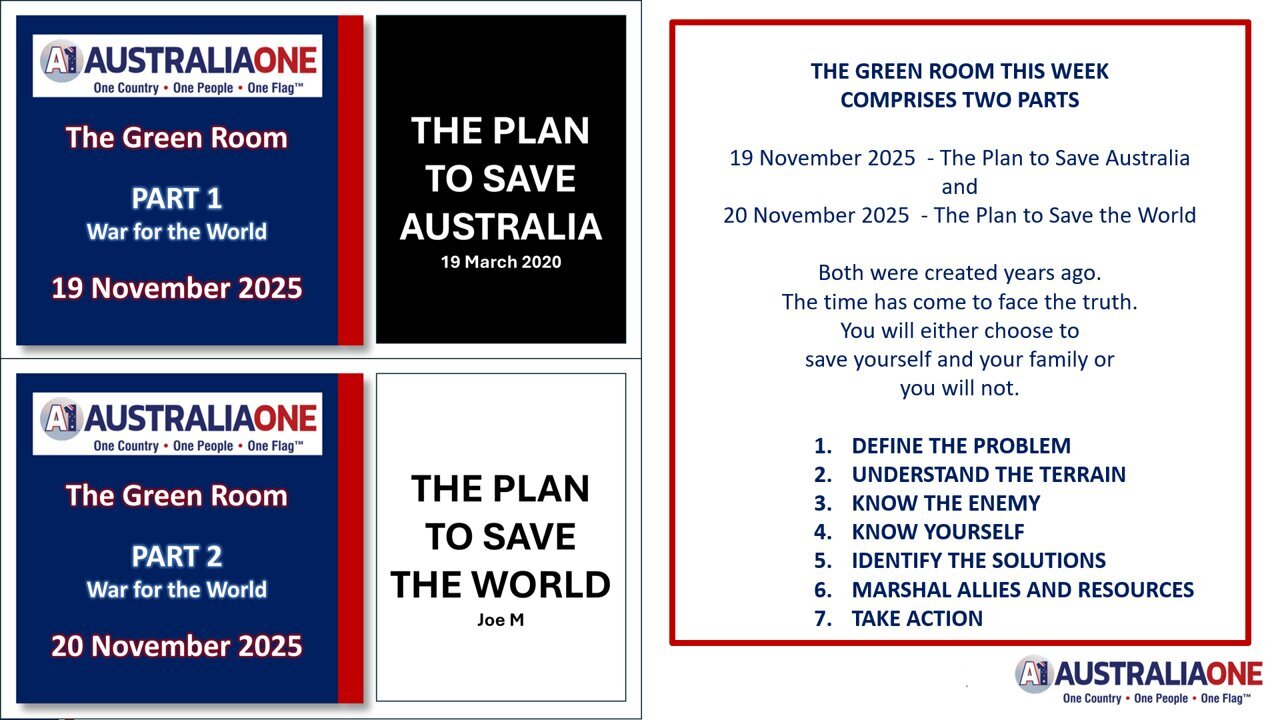 AustraliaOne Party - Green Room Part 2 (20 November 2025)
