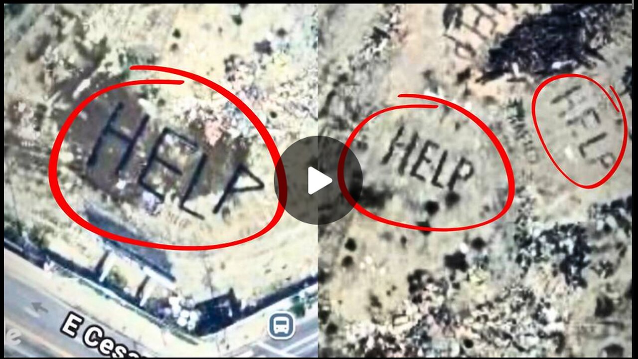 Google Maps Reveals Chilling “HELP” Messages Scrawled In Los Angeles Railyard