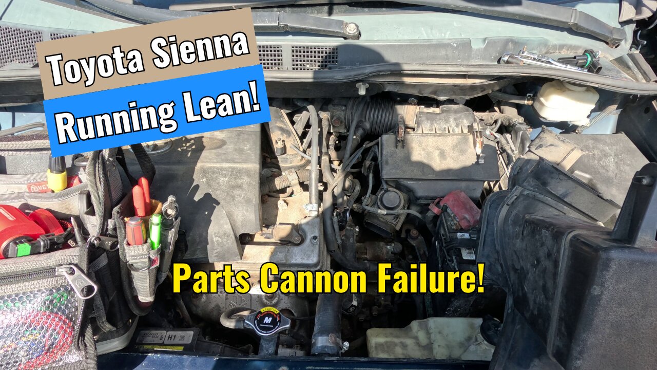 2011 Toyota Sienna - Running Lean! (Launch X431 Pro3S+ Elite)