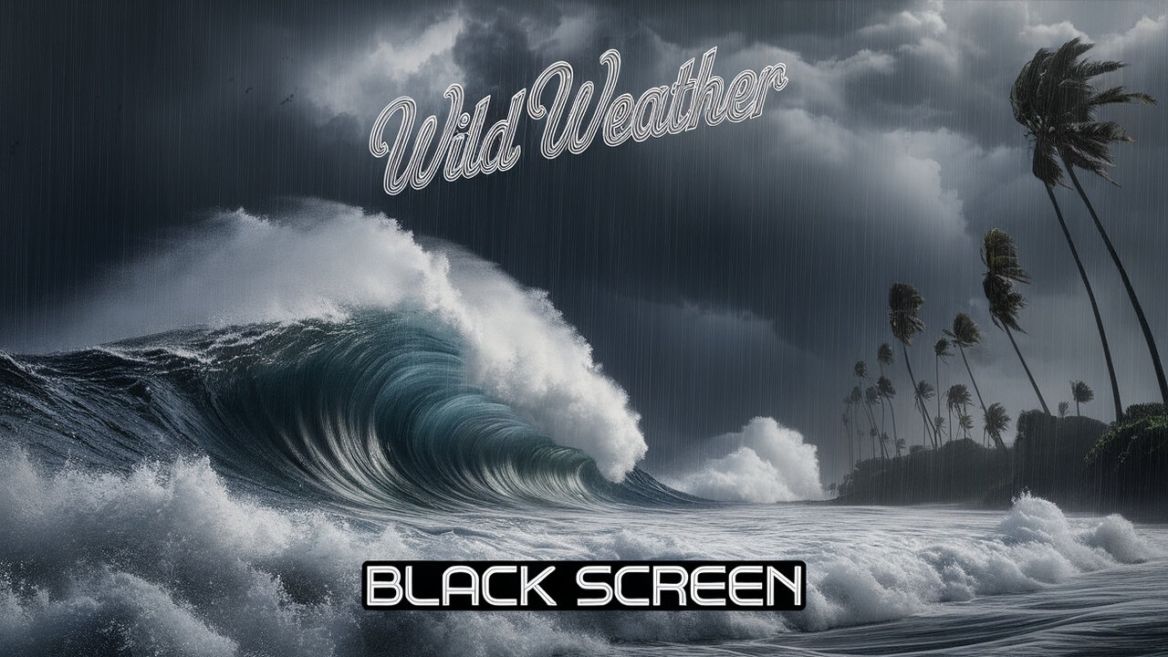 "Ultimate Sleep Sounds: Rain, Waves & Wind | Black Screen for Deep Relaxation"