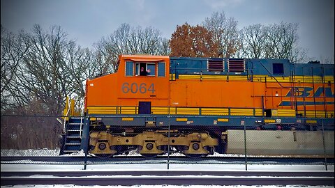 Woman Conductor Waving, BNSF 8201 is Friendly and More - Staples Subdivision
