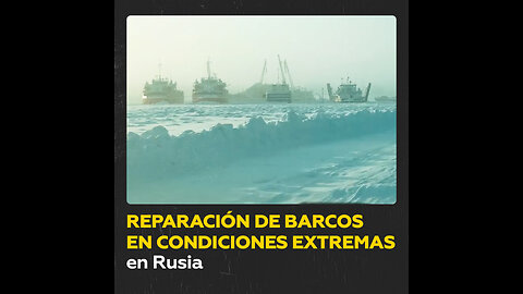 Método sorprendente para reparar barcos en condiciones extremas