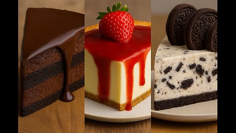 Cheesecake Explosion Trio 🍰🔥 Chocolate • Strawberry • Cookie Crunch | FlavorVille
