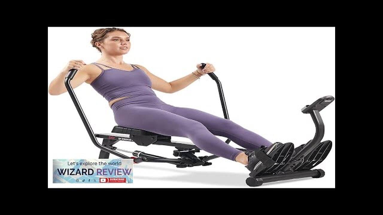 Sunny Health & Fitness Smart Compact Full Motion Rowing Machine Full-Body Workout Review