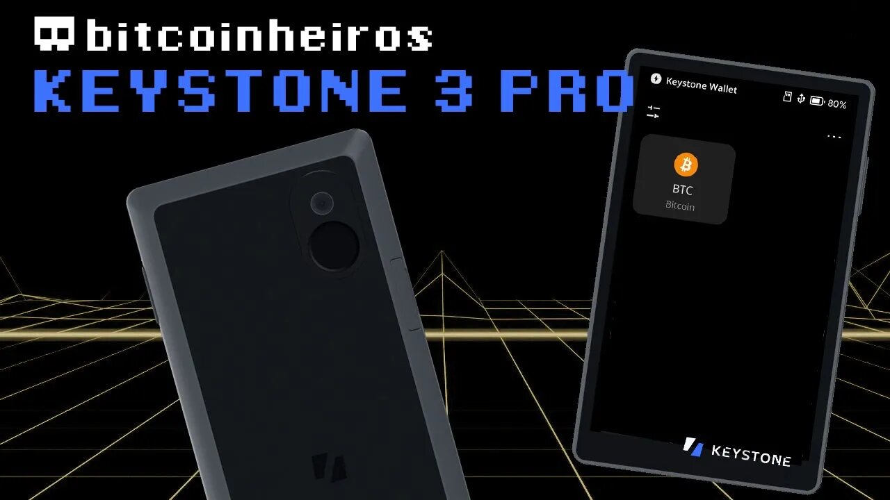 Keystone 3 Pro com Ralph Bitcoinheiro