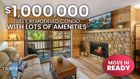 Inside a BEAUTIFULLY REMODELED Penthouse Condo in Lake Tahoe, Nevada
