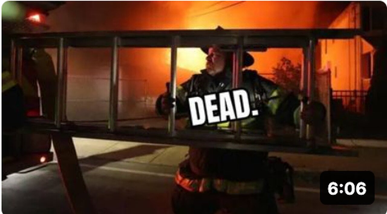 DIED EXPECTEDLY: ANOTHER FIREFIGHTER GOT TOASTED!