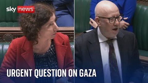 Urgent question on Gaza