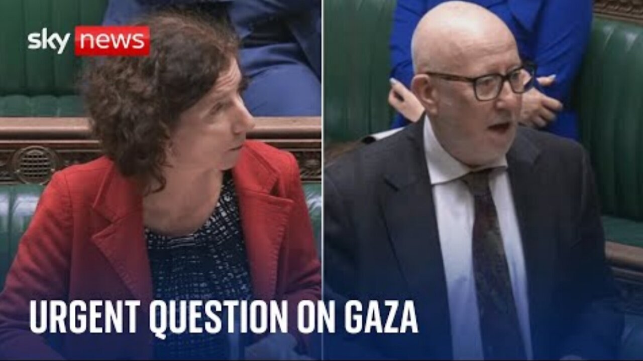 Urgent question on Gaza