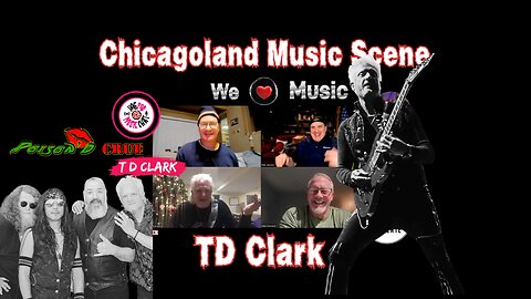 TD Clark 🎸 Guitar Virtuoso Poison'd Crue, Shredding & Mars Jams | Hogpod Chicago Music Scene Podcast