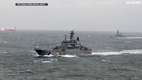 ITV News: On board a Royal Navy destroyer tracking Russian ships in the English Channel