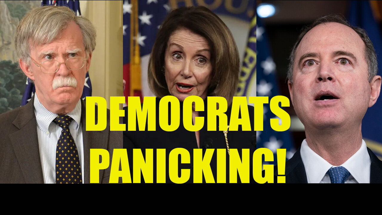 BOLTON GOES DOWN — SCHIFF AND PELOSI NEXT?